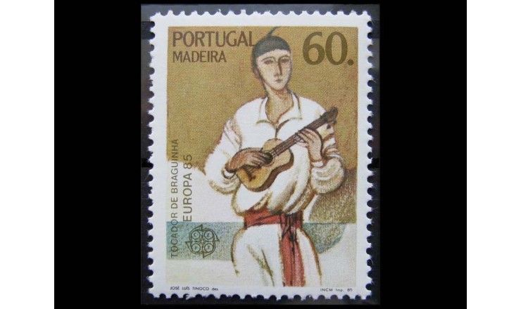 Мадейра 1985 г. "Европа: Европейский год музыки"
