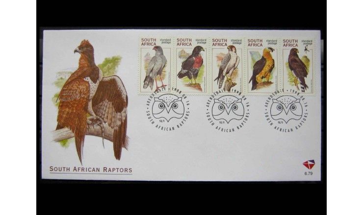 ЮАР 1998 г. "Хищные птицы" FDC 