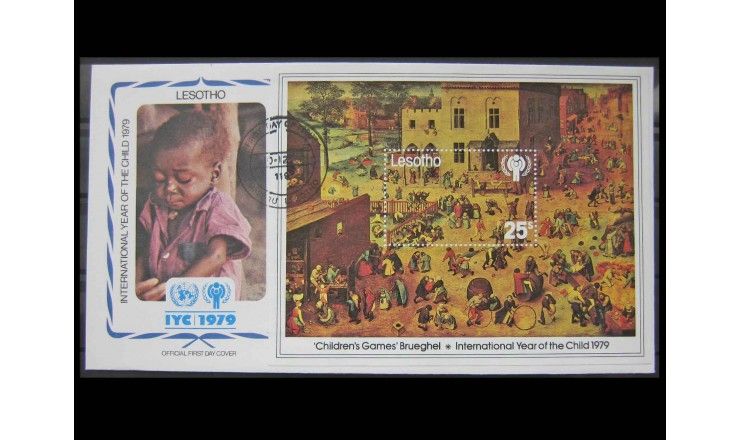 Лесото 1979 г. "Международный год ребенка" FDC 