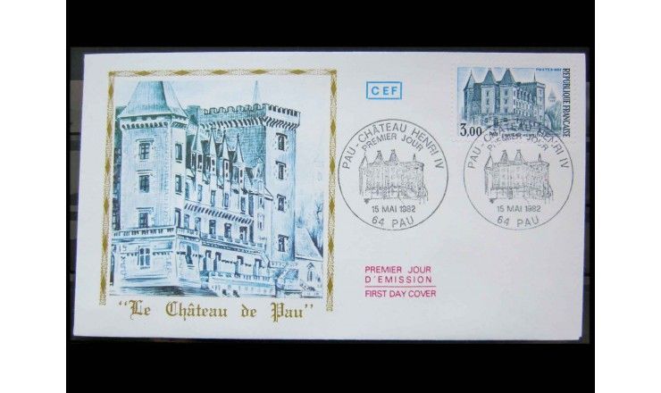 Франция 1982 г. "Туризм" FDC 