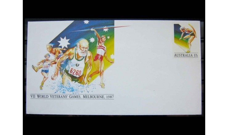 Австралия 1987 г. "VII Всемирные игры ветеранов спорта, Мельбурн"