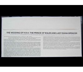 Лесото 1981 г. "Свадьба принца Чарльза и Дианы Спенсер" FDC 