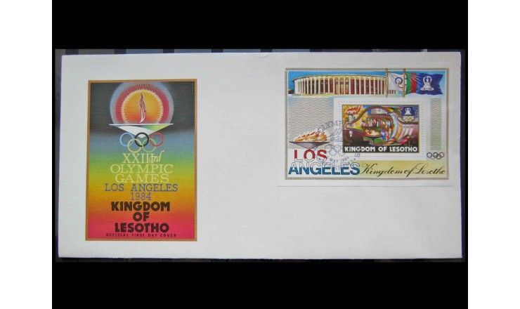 Лесото 1984 г. "Летние Олимпийские игры, Лос-Анджелес" FDC 