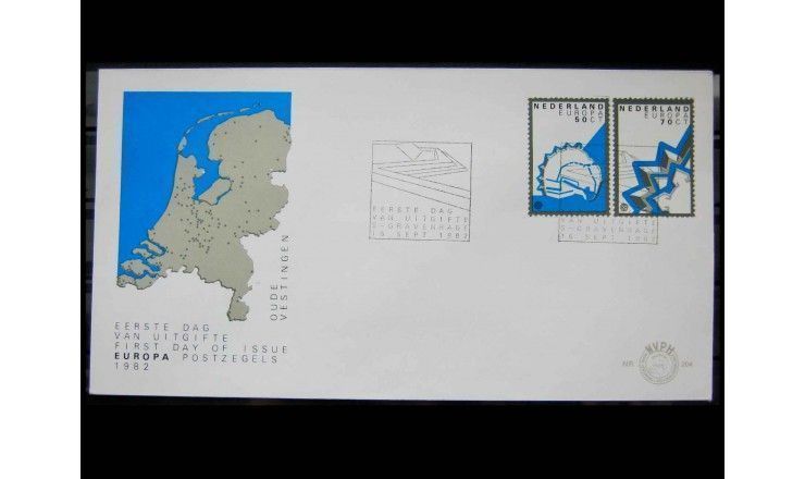 Нидерланды 1982 г. "Европа: Исторические события" FDC