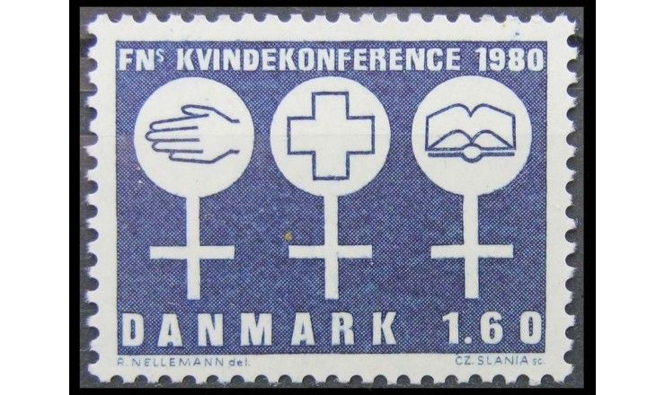 Дания 1980 г. "10-летие ООН-Женщины"