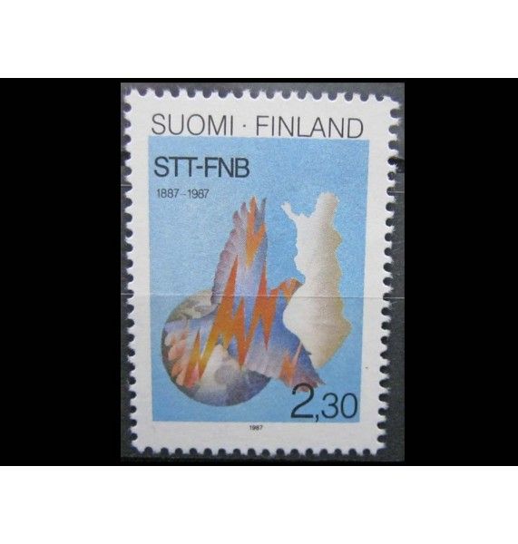 Финляндия 1987 г. "100 лет информационному агентству STT-FNB"