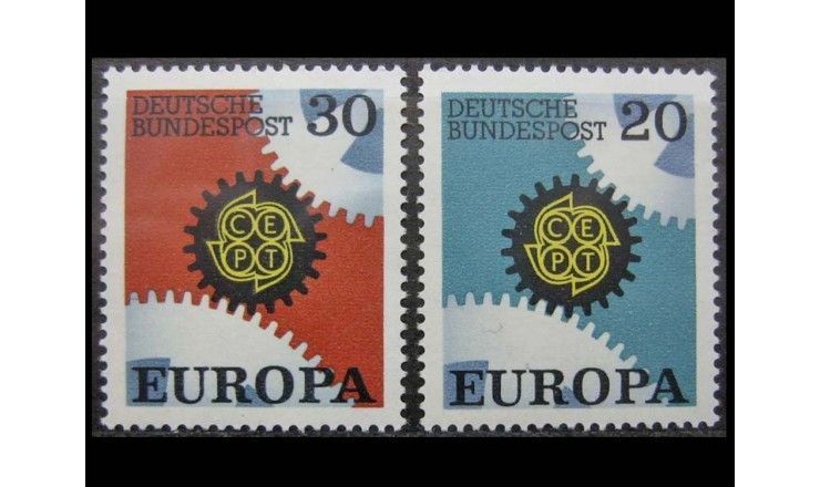 ФРГ 1967 г. "Европа C.E.P.T."
