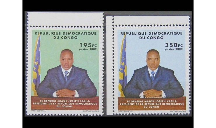 ДР Конго 2002 г. "Жозеф Кабила"