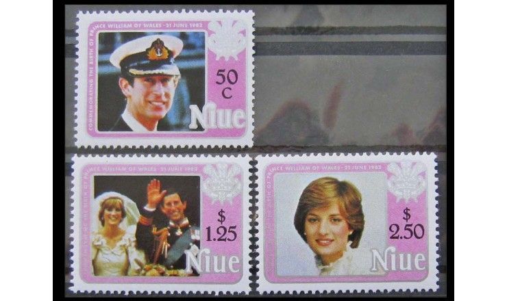 Ниуэ 1982 г. "Рождение принца Уильяма"
