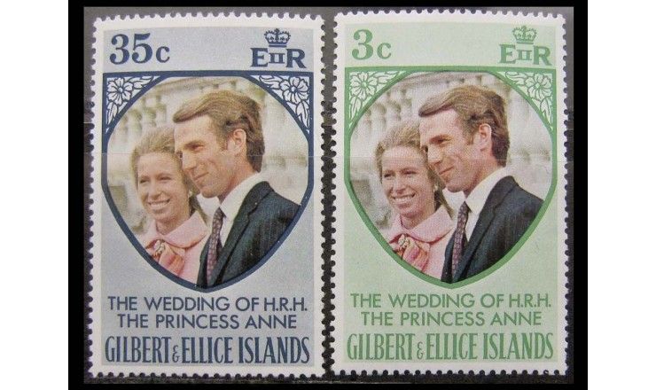 Острова Гилберта и Эллис 1973 г. "Королевская свадьба"