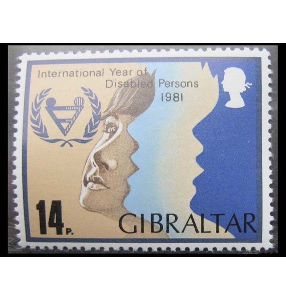 Гибралтар 1981 г. "Международный год инвалидов"