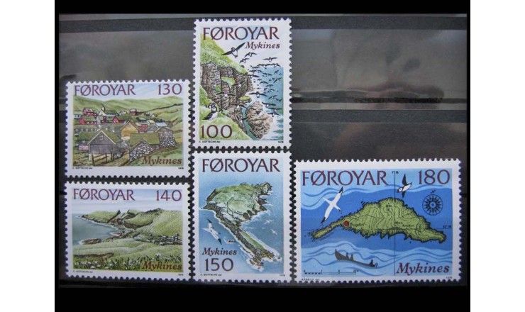 Фарерские острова 1978 г. "Остров Мичинес"