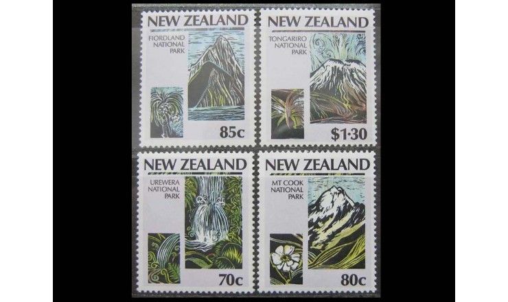 Новая Зеландия 1987 г. "Национальные парки"