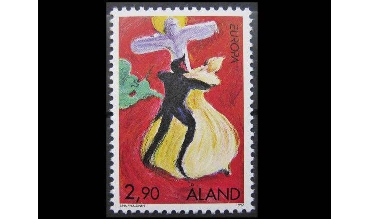 Аландские острова 1997 г. "Саги и легенды"