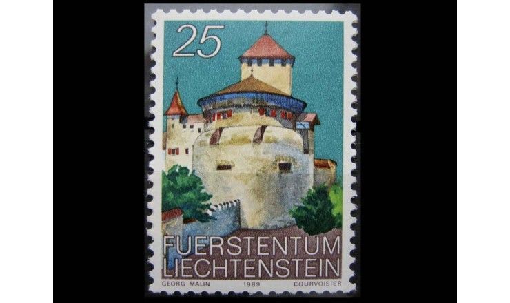Лихтенштейн 1989 г. "Замок Вадуц"