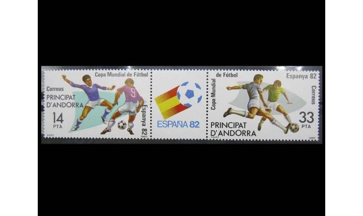 Андорра (испанская) 1982 г. "Чемпионат мира по футболу"