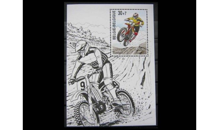 Бельгия 1999 г. "Спорт: Мотоциклетный спорт"