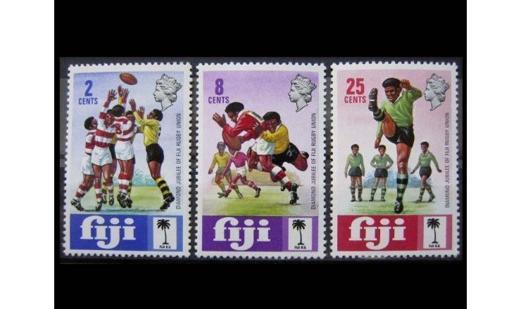 Фиджи 1973 г. "60-летие Сборной Фиджи по регби"