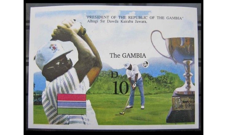 Гамбия 1992 г. "Открытый чемпионат по гольфу"