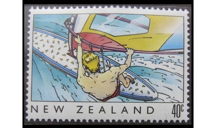 Новая Зеландия 1989 г. "Море"