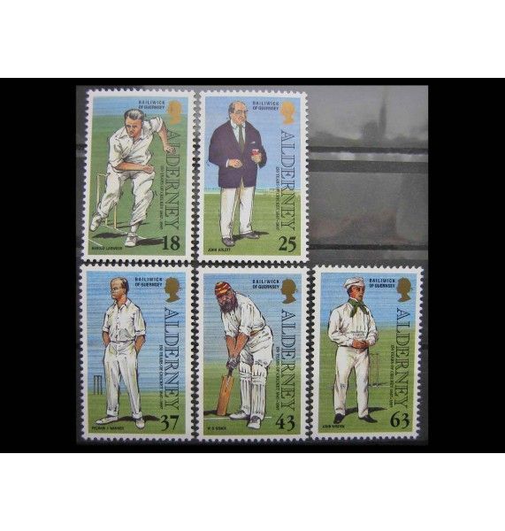 Олдерни 1997 г. "150-летие крикета в Олдерни: Игроки в крикет"