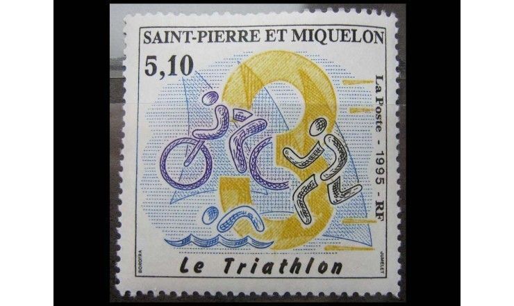 Сен-Пьер и Микелон 1995 г. "Триатлон"