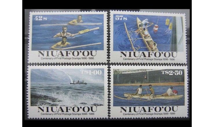 Ниуафооу 1986 г. "100 лет марке Тонга"