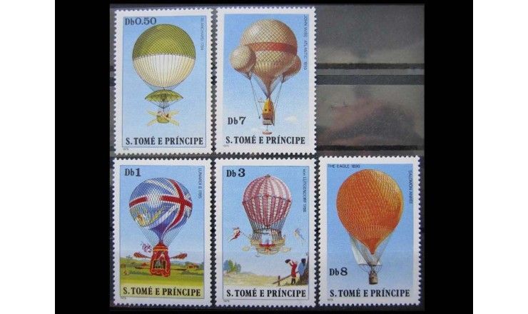 Сан-Томе и Принсипи 1979 г. "История воздушных шаров"